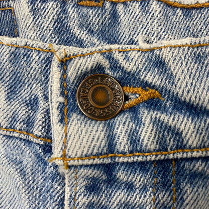 【中古品】【メンズ】 550 RELAXED FIT TAPERED LEG DENIM PANTS 550-4891 リラックスド フィット テーパード レッグ デニムパンツ 刻印653 USA製 ジーンズ ボトムス 157-250627-as-01-izu サイズ：30×34 カラー：ライトインディゴ 万代Net店
