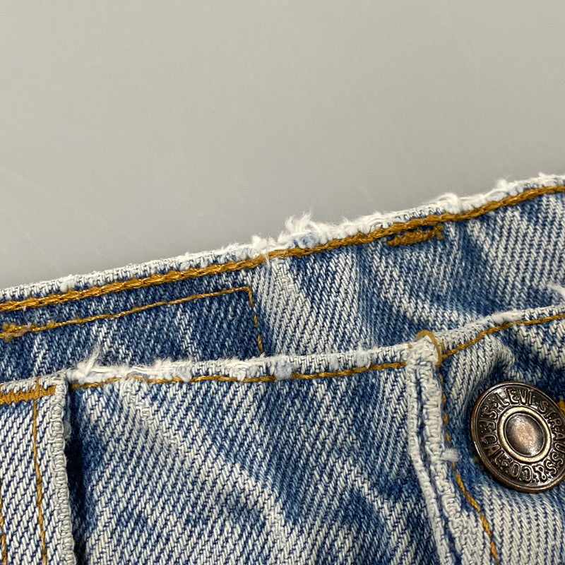 【中古品】【メンズ】 550 RELAXED FIT TAPERED LEG DENIM PANTS 550-4891 リラックスド フィット テーパード レッグ デニムパンツ 刻印653 USA製 ジーンズ ボトムス 157-250627-as-01-izu サイズ：30×34 カラー：ライトインディゴ 万代Net店