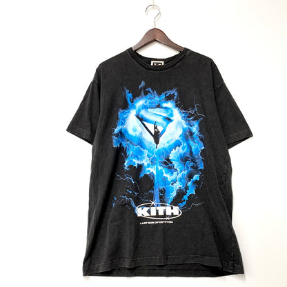 【中古美品】【メンズ】 KITH キス KHM033851 2025 MOVIE LIGHTNING VINTAGE TEE 2025 ムービーライトニング ヴィンテージT トップス 半袖 142-250624-ma-07-izu サイズ：M カラー：BLACK 万代Net店