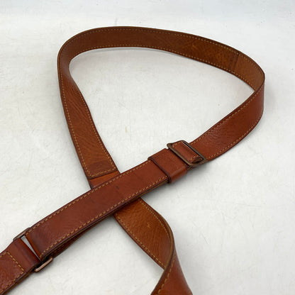 【中古品】【メンズ/レディース】 genten ゲンテン DAN GENTEN LEATHER SHOULDER BAG ダンゲンテン カバン レザー ショルダー バック 188-250704-rk-03-izu カラー：ブラウン 万代Net店