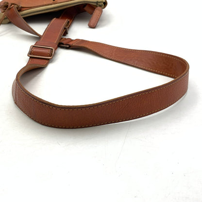 【中古品】【メンズ/レディース】 genten ゲンテン DAN GENTEN LEATHER SHOULDER BAG ダンゲンテン カバン レザー ショルダー バック 188-250704-rk-03-izu カラー：ブラウン 万代Net店