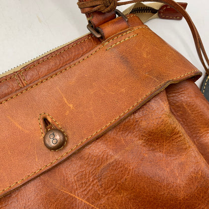 【中古品】【メンズ/レディース】 genten ゲンテン DAN GENTEN LEATHER SHOULDER BAG ダンゲンテン カバン レザー ショルダー バック 188-250704-rk-03-izu カラー：ブラウン 万代Net店