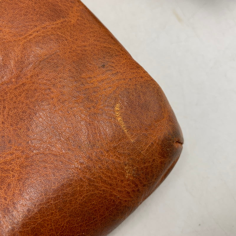 【中古品】【メンズ/レディース】 genten ゲンテン DAN GENTEN LEATHER SHOULDER BAG ダンゲンテン カバン レザー ショルダー バック 188-250704-rk-03-izu カラー：ブラウン 万代Net店