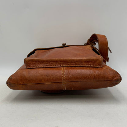 【中古品】【メンズ/レディース】 genten ゲンテン DAN GENTEN LEATHER SHOULDER BAG ダンゲンテン カバン レザー ショルダー バック 188-250704-rk-03-izu カラー：ブラウン 万代Net店