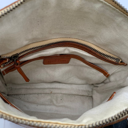 【中古品】【メンズ/レディース】 genten ゲンテン DAN GENTEN LEATHER SHOULDER BAG ダンゲンテン カバン レザー ショルダー バック 188-250704-rk-03-izu カラー：ブラウン 万代Net店