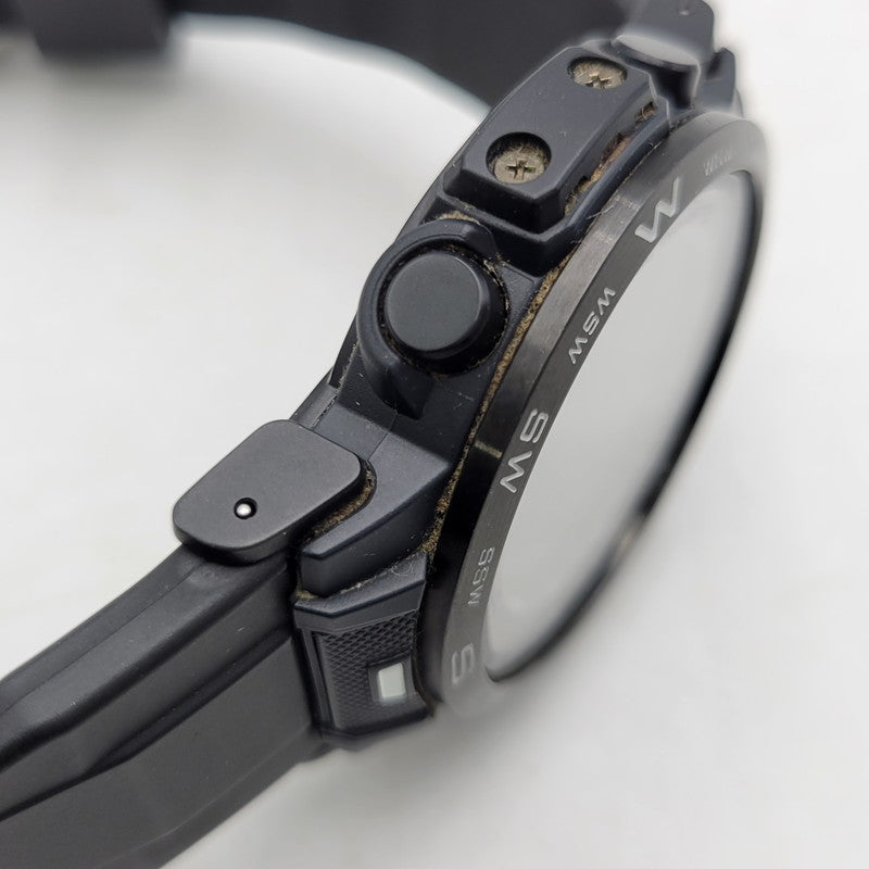 【中古品】【メンズ/レディース】 CASIO カシオ PRO TREK CLIMBER LINE TOUGH SOLAR DIGITAL WATCH PRW-30Y プロトレック クライマーライン タフソーラー デジタル 腕時計 197-250628-as-10-izu サイズ：51.6 × 45.2 × 12.3 mm カラー：ブラック 万代Net店