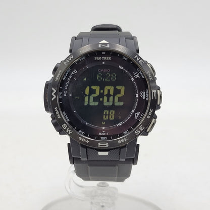 【中古品】【メンズ/レディース】 CASIO カシオ PRO TREK CLIMBER LINE TOUGH SOLAR DIGITAL WATCH PRW-30Y プロトレック クライマーライン タフソーラー デジタル 腕時計 197-250628-as-10-izu サイズ：51.6 × 45.2 × 12.3 mm カラー：ブラック 万代Net店