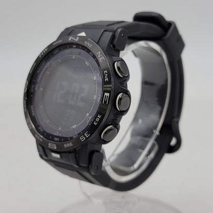 【中古品】【メンズ/レディース】 CASIO カシオ PRO TREK CLIMBER LINE TOUGH SOLAR DIGITAL WATCH PRW-30Y プロトレック クライマーライン タフソーラー デジタル 腕時計 197-250628-as-10-izu サイズ：51.6 × 45.2 × 12.3 mm カラー：ブラック 万代Net店