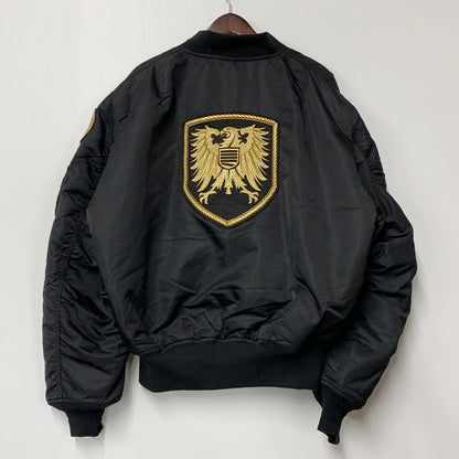 【中古品】【メンズ】 24KARATS×ALPHA INDUSTRIES トゥエンティーフォーカラッツ×アルファインダストリーズ MA-1 FLIGHT JACKET エムエーワン フライトジャケット アウター 長袖 142-250626-ma-01-izu サイズ：2XL カラー：BLACK 万代Net店