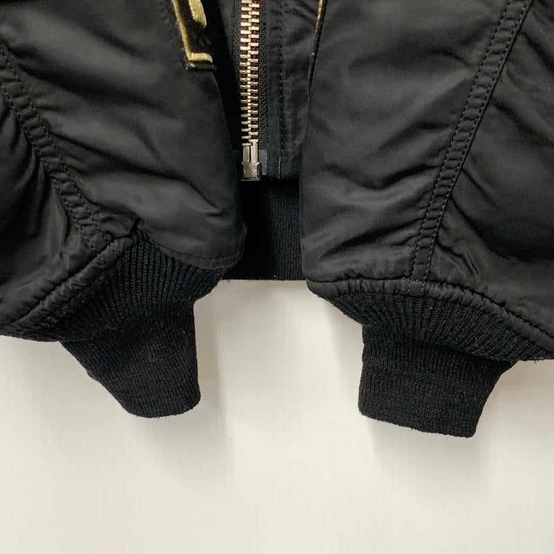 【中古品】【メンズ】 24KARATS×ALPHA INDUSTRIES トゥエンティーフォーカラッツ×アルファインダストリーズ MA-1 FLIGHT JACKET エムエーワン フライトジャケット アウター 長袖 142-250626-ma-01-izu サイズ：2XL カラー：BLACK 万代Net店