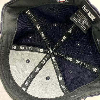 【中古品】【メンズ/レディース】 NEW ERA ニューエラ NEW YORK YANKEES 2024 WORLD SERIES BB CAP ニューヨーク ヤンキース ワールドシリーズ ベースボールキャップ 帽子 185-250627-as-22-izu サイズ：8(63.5cm) カラー：ネイビー 万代Net店