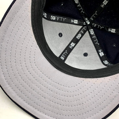【中古品】【メンズ/レディース】 NEW ERA ニューエラ NEW YORK YANKEES 2024 WORLD SERIES BB CAP ニューヨーク ヤンキース ワールドシリーズ ベースボールキャップ 帽子 185-250627-as-22-izu サイズ：8(63.5cm) カラー：ネイビー 万代Net店