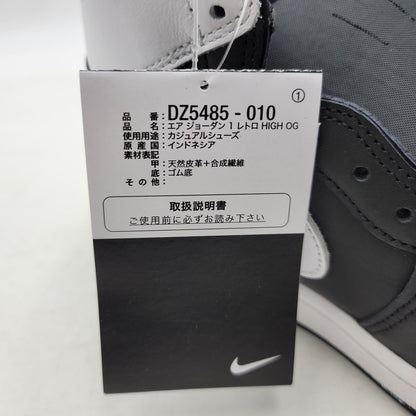 【中古美品】【メンズ】 NIKE ナイキ AIR JORDAN 1 RETRO HIGH OG DZ5485-010 エアジョーダン 1 レトロ ハイ OG スニーカー シューズ 靴 160-250628-as-27-izu サイズ：27cm カラー：BLACK/WHITE-WHITE 万代Net店