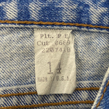 【中古品】【メンズ】 ZENA JEANS ゼナジーンズ DENIM PANTS デニムパンツ USA製 ジーンズ ボトムス 157-250627-as-37-izu サイズ：14 カラー：インディゴ 万代Net店