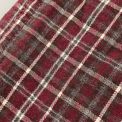 【中古品】【メンズ】 CHAPS RALPH LAUREN チャップスラルフローレン LS BD CHECK SHIRT ロングスリーブ ボタンダウン チェックシャツ 長袖 トップス 146-250627-as-33-izu サイズ：XXL カラー：レッド系 万代Net店