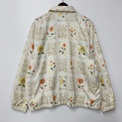【中古品】【メンズ】 ALFRED DUNNER アルフレッド ダナー FLOWER PATTERN フラワー パターン EMBELLISHED JACKET エンベリッシュ ジャケット トップス 長袖 146-250701-ya-02-izu サイズ：18 カラー：マルチ 万代Net店