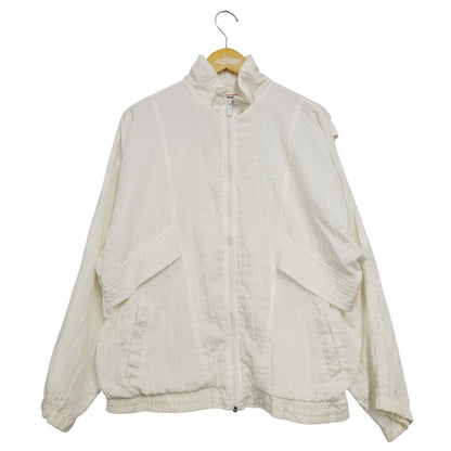 【中古品】【メンズ】 Reebok リーボック ZIP NYLON JACKET ジップ ナイロンジャケット アウター 146-250728-as-15-izu サイズ：L カラー：アイボリー 万代Net店