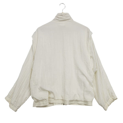 【中古品】【メンズ】 Reebok リーボック ZIP NYLON JACKET ジップ ナイロンジャケット アウター 146-250728-as-15-izu サイズ：L カラー：アイボリー 万代Net店