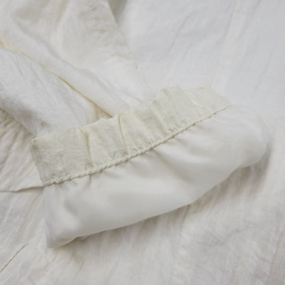 【中古品】【メンズ】 Reebok リーボック ZIP NYLON JACKET ジップ ナイロンジャケット アウター 146-250728-as-15-izu サイズ：L カラー：アイボリー 万代Net店