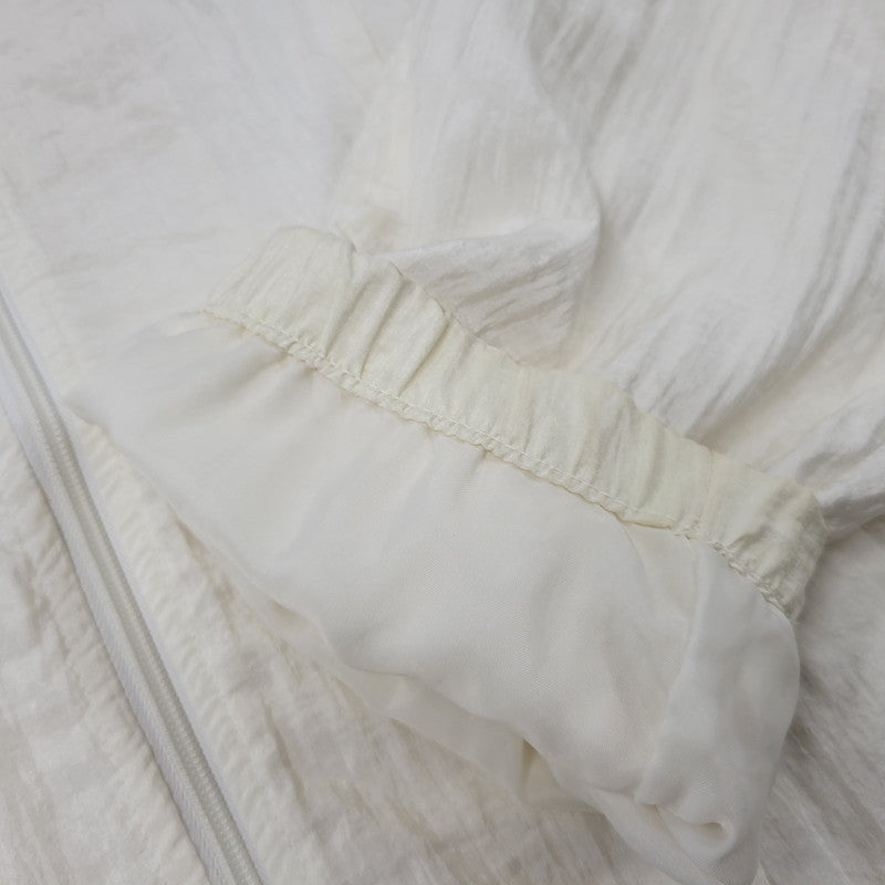 【中古品】【メンズ】 Reebok リーボック ZIP NYLON JACKET ジップ ナイロンジャケット アウター 146-250728-as-15-izu サイズ：L カラー：アイボリー 万代Net店