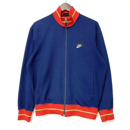 【中古品】【メンズ】 OLD NIKE オールドナイキ TRACK JACKET トラックジャケット 紺タグ 146-250701-as-26-izu サイズ：L カラー：ネイビー×レッド 万代Net店