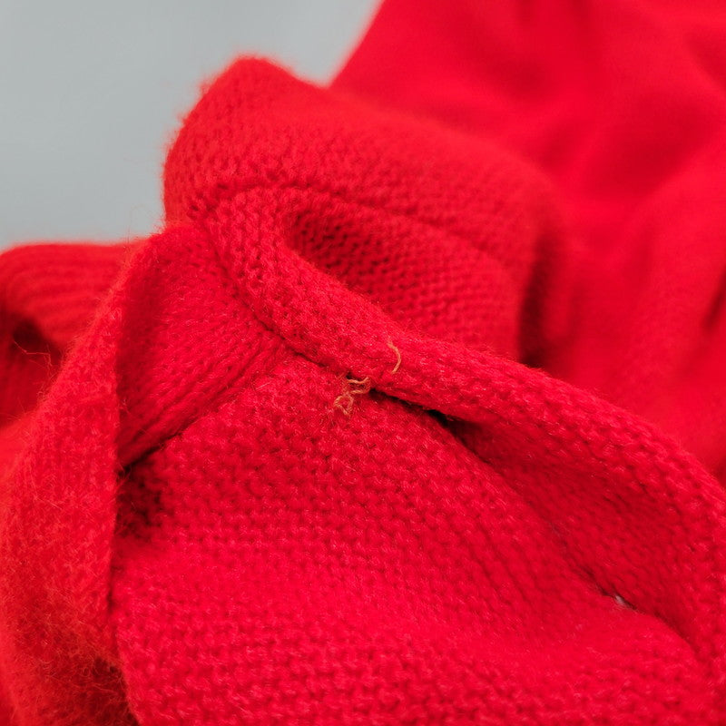 【中古品】【メンズ】 UNKNOWN KNIT CARDIGAN ニット カーディガン トップス アウター 146-250722-rk-09-izu サイズ：不明 カラー：レッド 万代Net店