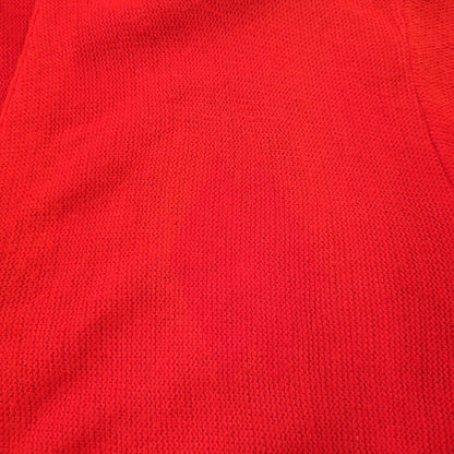 【中古品】【メンズ】 UNKNOWN KNIT CARDIGAN ニット カーディガン トップス アウター 146-250722-rk-09-izu サイズ：不明 カラー：レッド 万代Net店