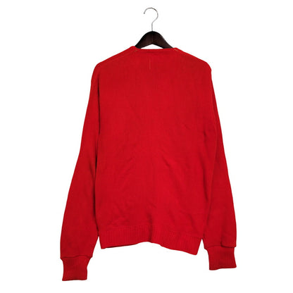 【中古品】【メンズ】 UNKNOWN KNIT CARDIGAN ニット カーディガン トップス アウター 146-250722-rk-09-izu サイズ：不明 カラー：レッド 万代Net店