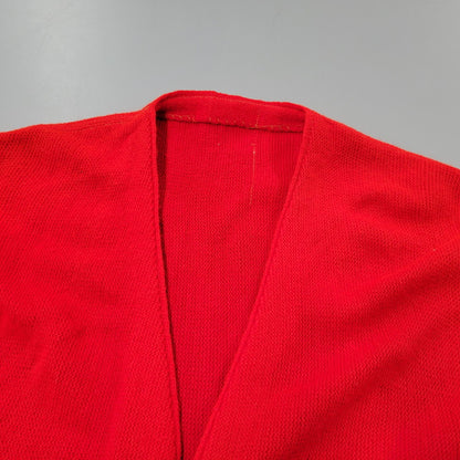 【中古品】【メンズ】 UNKNOWN KNIT CARDIGAN ニット カーディガン トップス アウター 146-250722-rk-09-izu サイズ：不明 カラー：レッド 万代Net店