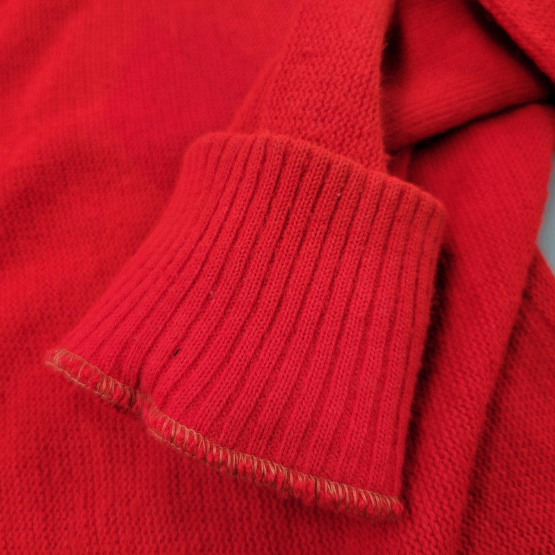 【中古品】【メンズ】 UNKNOWN KNIT CARDIGAN ニット カーディガン トップス アウター 146-250722-rk-09-izu サイズ：不明 カラー：レッド 万代Net店