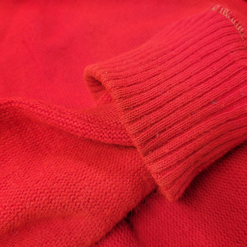 【中古品】【メンズ】 UNKNOWN KNIT CARDIGAN ニット カーディガン トップス アウター 146-250722-rk-09-izu サイズ：不明 カラー：レッド 万代Net店