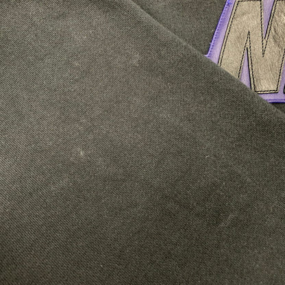 【中古品】【メンズ】 Supreme シュプリーム × NIKE ナイキ LEATHER APPLIQUE HOODED SWEATSHIRT CK6225-010 レザー アップリケ フーデッド スウェットシャツ パーカー 長袖 トップス 149-250710-as-20-izu サイズ：L カラー：ブラック 万代Net店