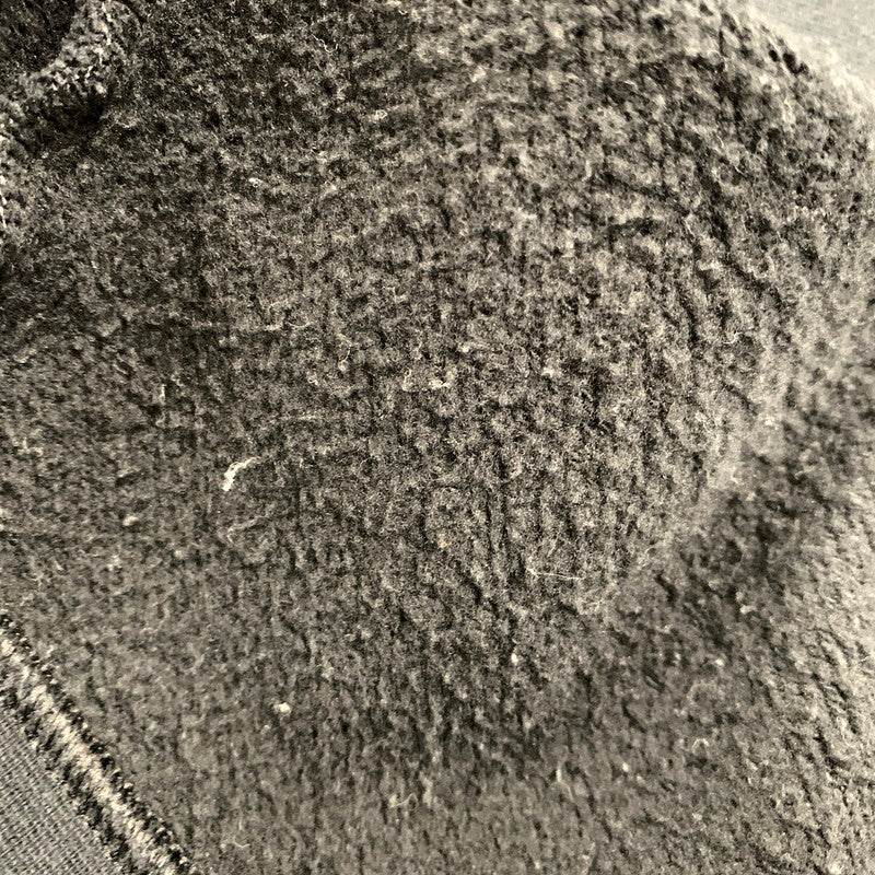 【中古品】【メンズ】 Supreme シュプリーム × NIKE ナイキ LEATHER APPLIQUE HOODED SWEATSHIRT CK6225-010 レザー アップリケ フーデッド スウェットシャツ パーカー 長袖 トップス 149-250710-as-20-izu サイズ：L カラー：ブラック 万代Net店