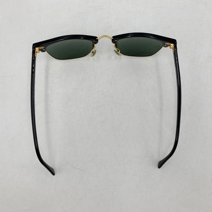 【中古品】【メンズ/レディース】 Ray-Ban レイバン CLUBMASTER SUNGLASSES RB3016 クラブマスター サングラス 203-250701-as-20-izu サイズ：51□21 カラー：ブラック×ゴールド×グリーン系 万代Net店