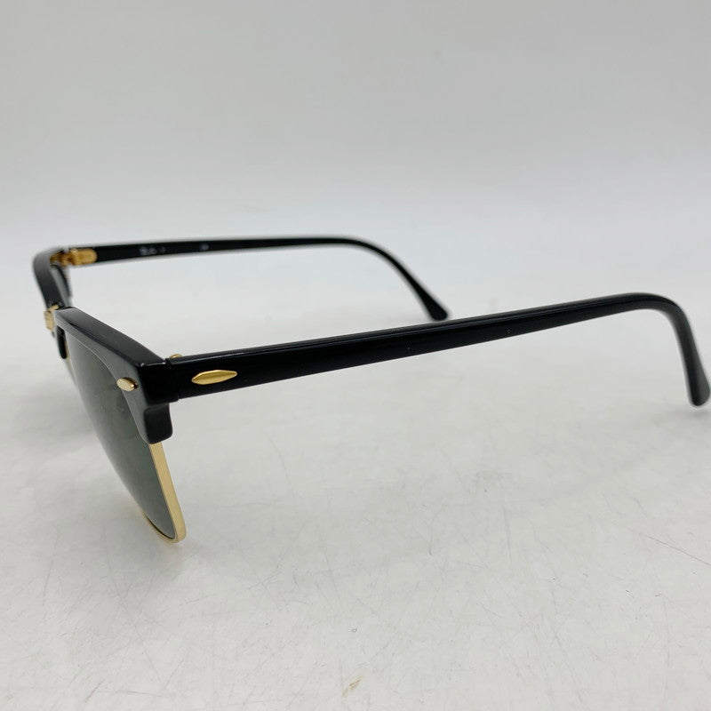 【中古品】【メンズ/レディース】 Ray-Ban レイバン CLUBMASTER SUNGLASSES RB3016 クラブマスター サングラス 203-250701-as-20-izu サイズ：51□21 カラー：ブラック×ゴールド×グリーン系 万代Net店