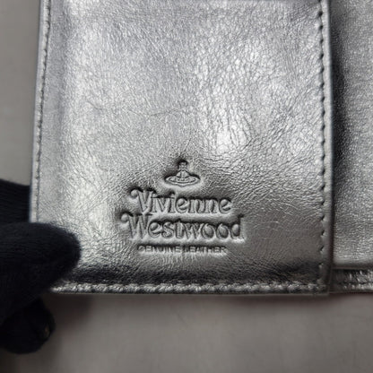 【中古美品】【レディース】 Vivienne Westwood ヴィヴィアンウエストウッド NAPPA LEATHER SMALL FRAME WALLET 5115002KW-L001L ナッパレザー スモールフレームウォレット 三つ折り財布 200-250628-as-04-izu カラー：レッド 万代Net店