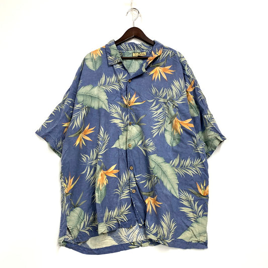 【中古品】【メンズ】 TOMMY BAHAMA トミーバハマ SS SILK ALOHA SHIRT ショートスリーブ シルク アロハシャツ 半袖 トップス 146-250627-as-27-izu サイズ：XXL カラー：ブルー系 万代Net店