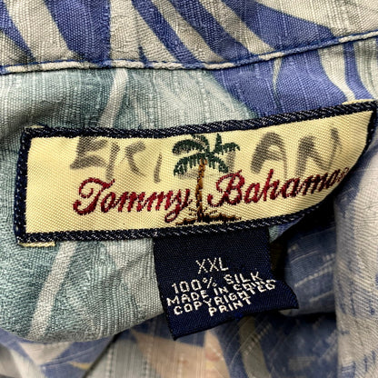 【中古品】【メンズ】 TOMMY BAHAMA トミーバハマ SS SILK ALOHA SHIRT ショートスリーブ シルク アロハシャツ 半袖 トップス 146-250627-as-27-izu サイズ：XXL カラー：ブルー系 万代Net店
