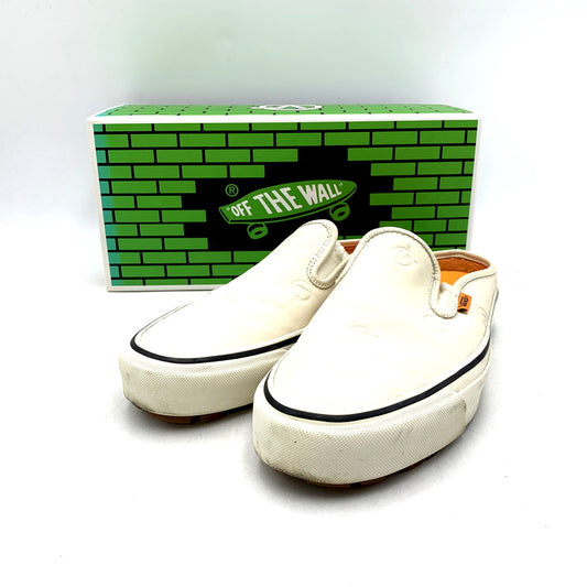 【中古品】【メンズ】 VANS×LQQK STUDIO バンズ×ルックスタジオ OG MULE LX オリジナル ミュール エルエックス 靴 スリッポン シューズ 162-250630-ma-30-izu サイズ：27.5cm カラー：CIRCLE V CRREAM 万代Net店
