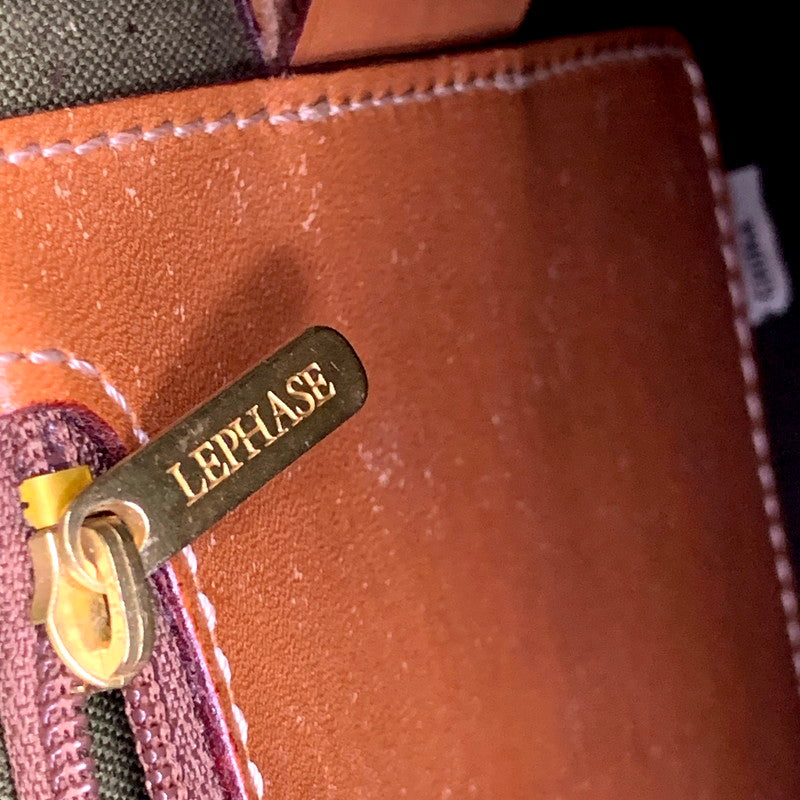 【現状渡し品】【メンズ】 LEPHASE レファーゼ LEATHER BUSINESS BAG レザー ビジネスバッグ カバン 鞄 188-250627-as-26-izu カラー：ブラウン系 万代Net店