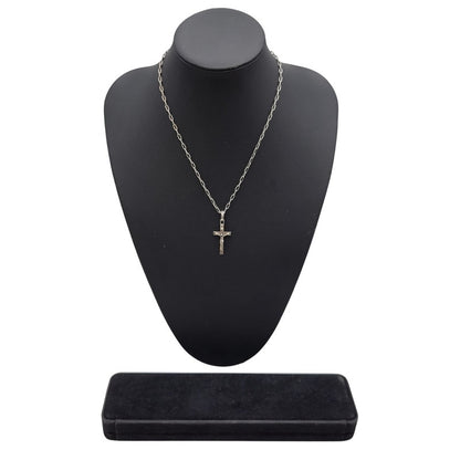 【中古品】【メンズ/レディース】 JAM HOME MADE ジャムホームメイド ROSARY CROSS NECKLACE ロザリオ クロス ネックレス アクセサリー 192-250628-as-06-izu カラー：シルバー 万代Net店
