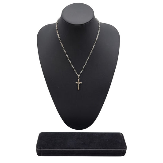 【中古品】【メンズ/レディース】 JAM HOME MADE ジャムホームメイド ROSARY CROSS NECKLACE ロザリオ クロス ネックレス アクセサリー 192-250628-as-06-izu カラー：シルバー 万代Net店