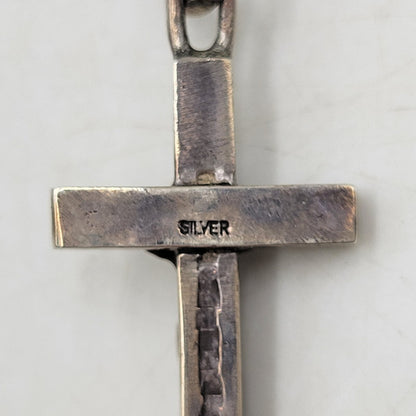 【中古品】【メンズ/レディース】 JAM HOME MADE ジャムホームメイド ROSARY CROSS NECKLACE ロザリオ クロス ネックレス アクセサリー 192-250628-as-06-izu カラー：シルバー 万代Net店