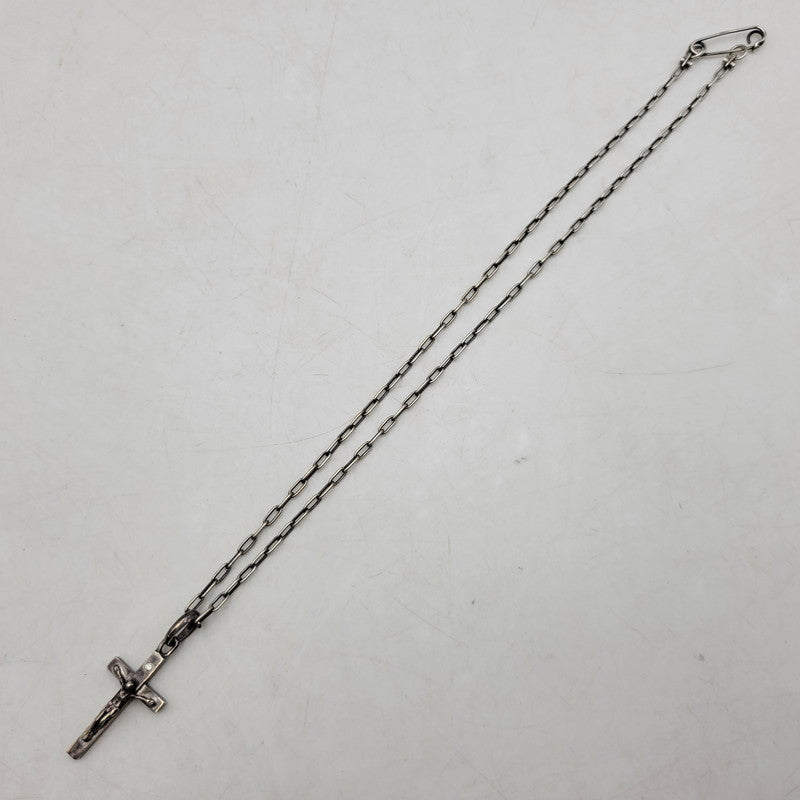 【中古品】【メンズ/レディース】 JAM HOME MADE ジャムホームメイド ROSARY CROSS NECKLACE ロザリオ クロス ネックレス アクセサリー 192-250628-as-06-izu カラー：シルバー 万代Net店