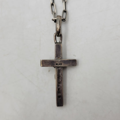 【中古品】【メンズ/レディース】 JAM HOME MADE ジャムホームメイド ROSARY CROSS NECKLACE ロザリオ クロス ネックレス アクセサリー 192-250628-as-06-izu カラー：シルバー 万代Net店