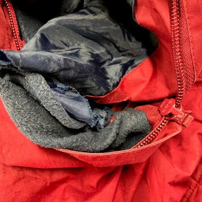 【現状渡し品】【メンズ】 UMBRO アンブロ FLEECE LINER HOODIE JACKET フリースライナー フーディー ジャケット アウター 146-250630-as-05-izu サイズ：L カラー：レッド 万代Net店