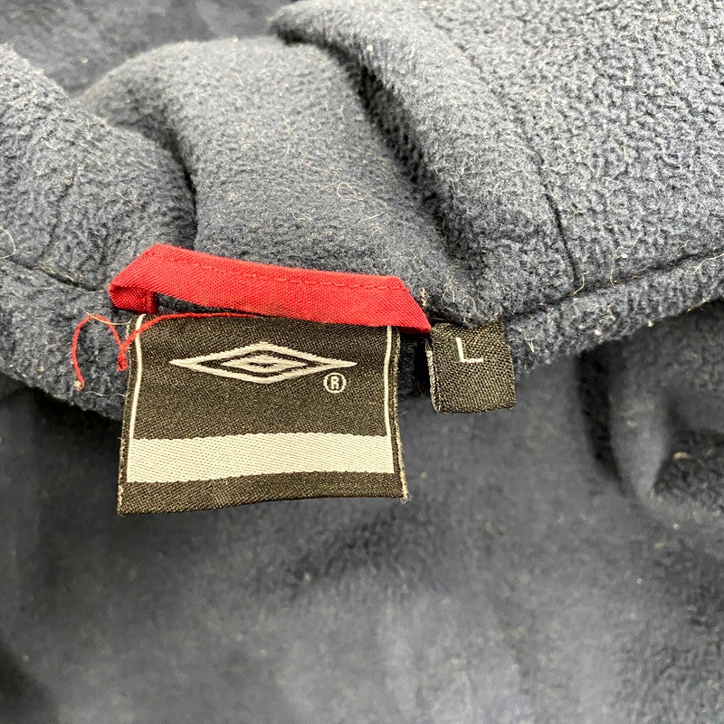 【現状渡し品】【メンズ】 UMBRO アンブロ FLEECE LINER HOODIE JACKET フリースライナー フーディー ジャケット アウター 146-250630-as-05-izu サイズ：L カラー：レッド 万代Net店
