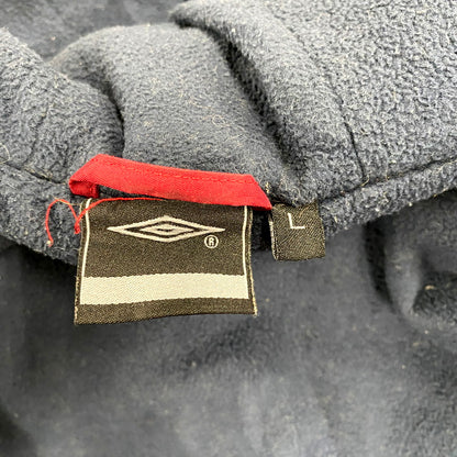 【現状渡し品】【メンズ】 UMBRO アンブロ FLEECE LINER HOODIE JACKET フリースライナー フーディー ジャケット アウター 146-250630-as-05-izu サイズ：L カラー：レッド 万代Net店