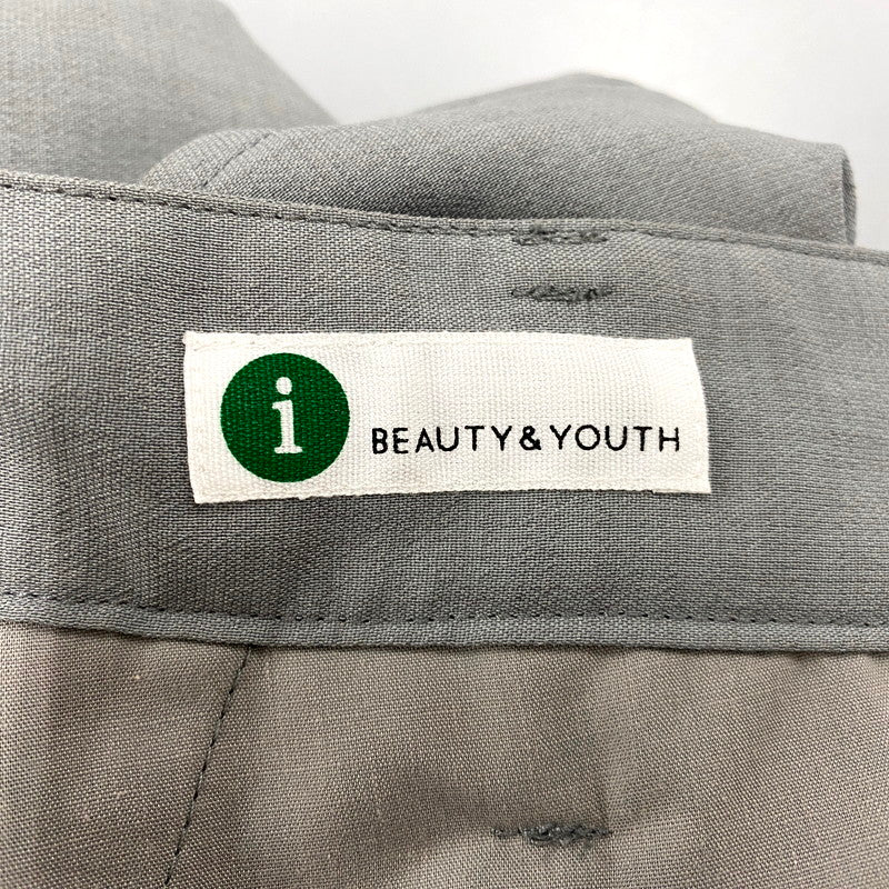 【中古品】【メンズ】 BEAUTY&YOUTH ビューティ&ユース 2P SET UP 1223-604-0025 セットアップ 147-250630-as-03-izu サイズ：L カラー：グレー 万代Net店