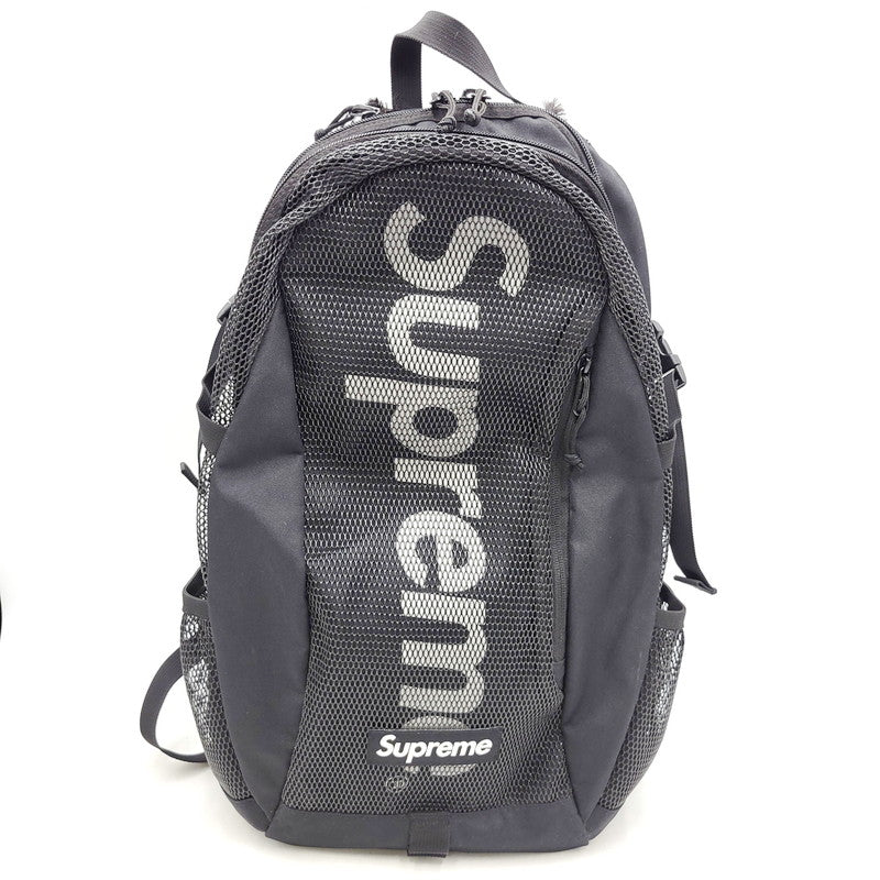 【現状渡し品】【メンズ/レディース】 Supreme シュプリーム BACKPACK バックパック リュック カバン 鞄 188-250728-as-26-izu カラー：ブラック 万代Net店